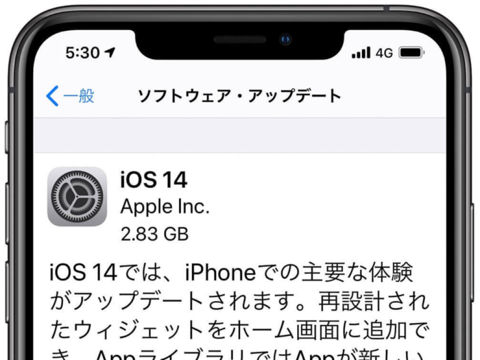 iOS14はまだ入れられない